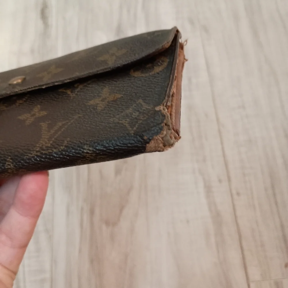 Louis Vuitton Porte Monnaie Monogram Pochette Credit Long Wallet